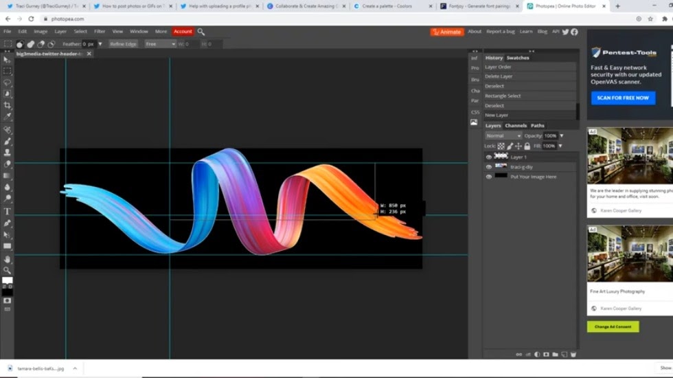 photopea add image layer