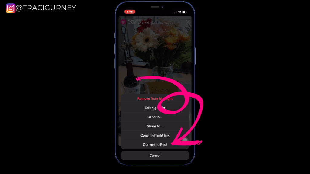 Instagram Story Editing Convert to Reels