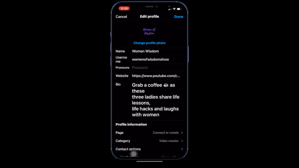 Instagram to Facebook Page